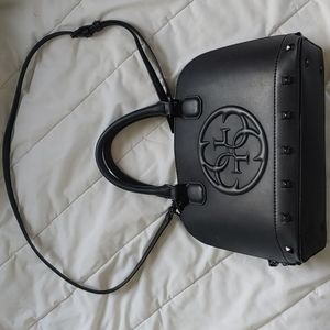 Black Guess Faux leather Hand/Shoulder Bag
